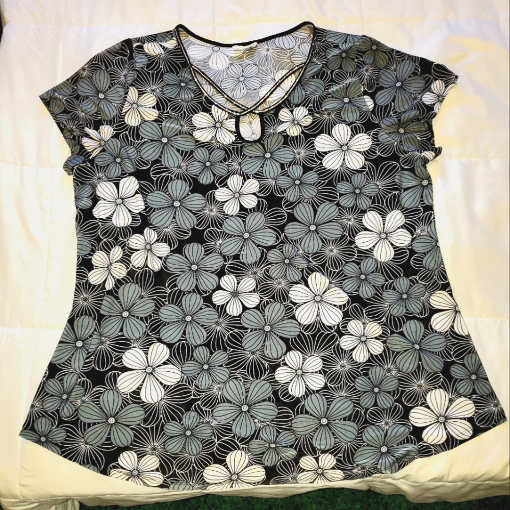 Nadine West rhinestone-detail shirt